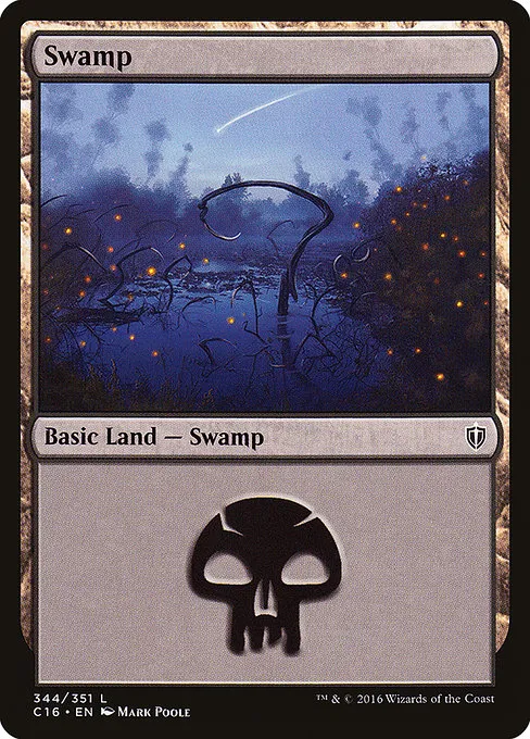 Swamp · Commander 2016 344/351