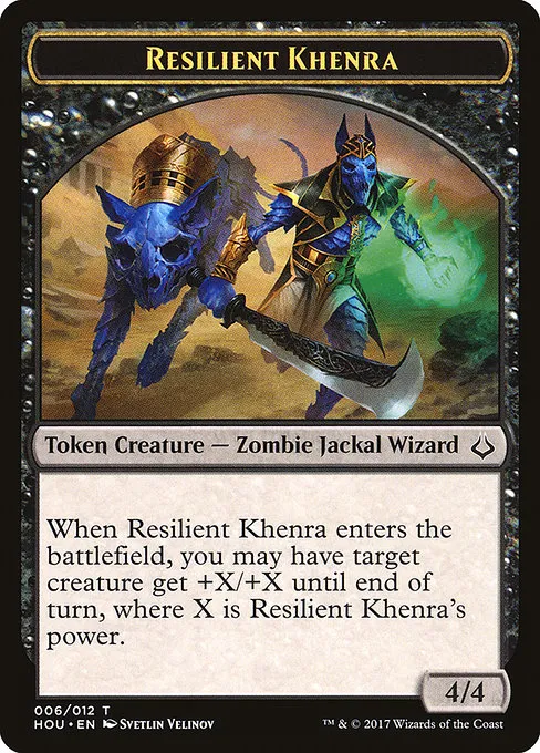 Resilient Khenra · Hour of Devastation Tokens 6/13