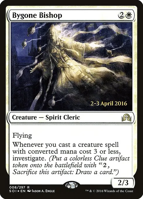 Bygone Bishop · Shadows over Innistrad Promos 8s/90