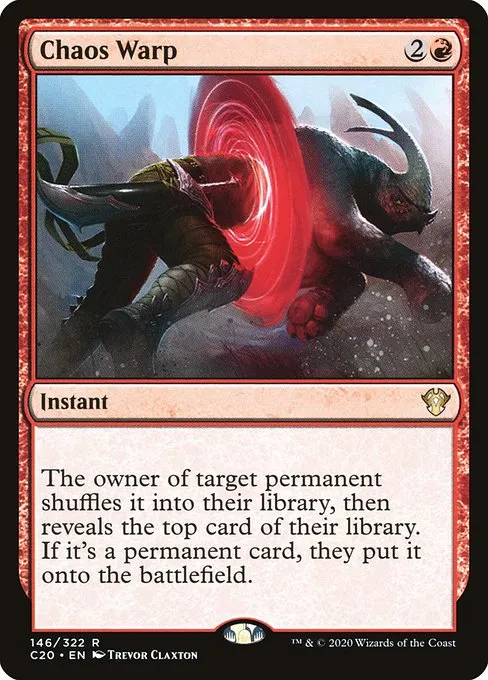 Chaos Warp · Commander 2020 146/322