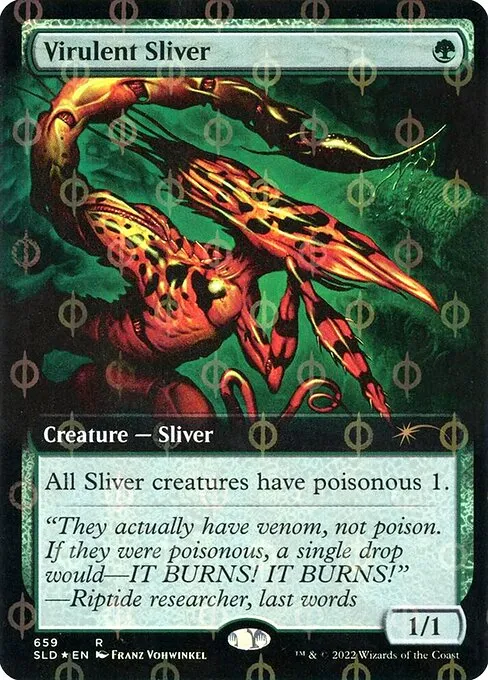 Virulent Sliver · Secret Lair Drop 659Φ/2547
