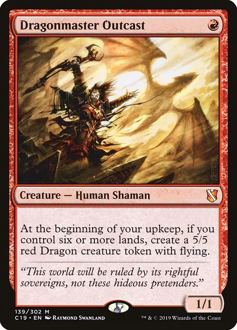 Dragonmaster Outcast · Commander 2019 139/302
