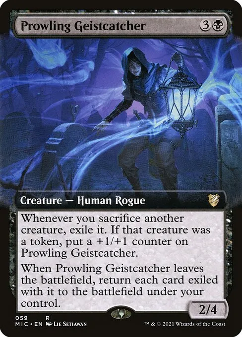 Prowling Geistcatcher · Midnight Hunt Commander 59/187