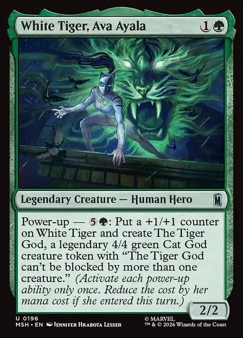 White Tiger, Ava Ayala · Marvel Super Heroes 196/24