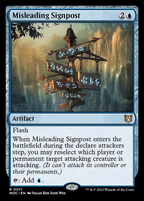 Misleading Signpost · Wilds of Eldraine Commander 11/173