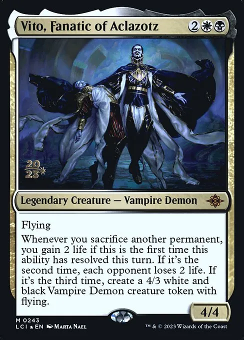 Vito, Fanatic of Aclazotz · The Lost Caverns of Ixalan Promos 243s/136