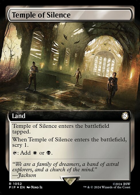 Temple of Silence · Fallout 1052/1068
