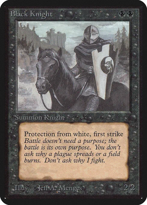 Black Knight · Limited Edition Alpha 94/295