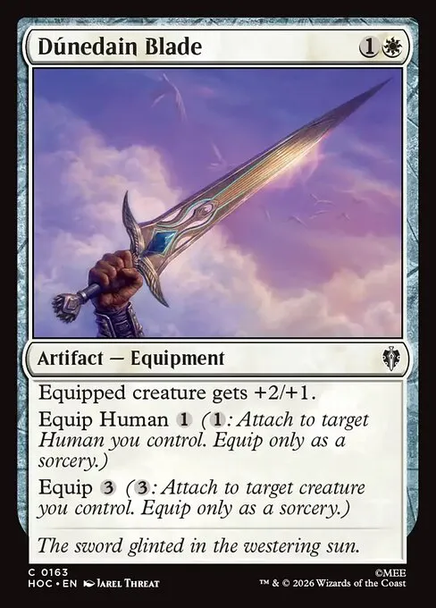 Dúnedain Blade · The Hobbit Commander 163/7
