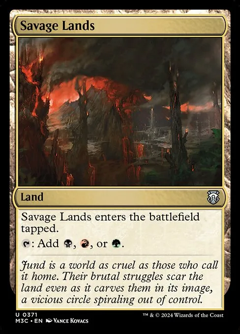 Savage Lands · Modern Horizons 3 Commander 371/398
