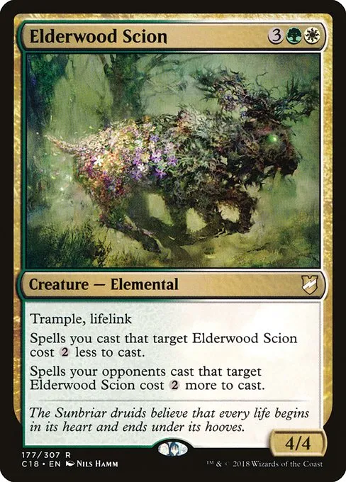 Elderwood Scion · Commander 2018 177/307