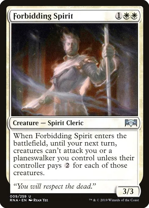 Forbidding Spirit · Ravnica Allegiance 9/273