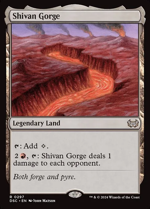 Shivan Gorge · Duskmourn: House of Horror Commander 297/373
