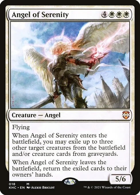 Angel of Serenity · Kaldheim Commander 18/119