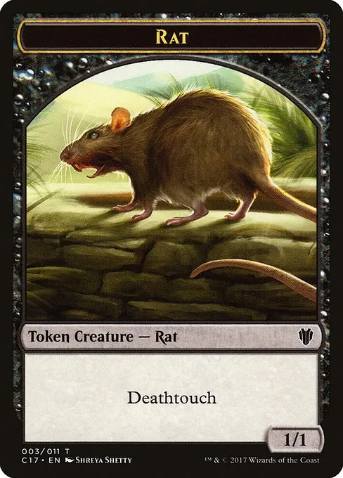 Rat · Commander 2017 Tokens 3/11