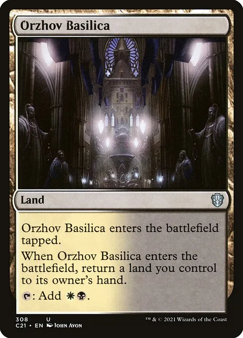 Orzhov Basilica · Commander 2021 308/409