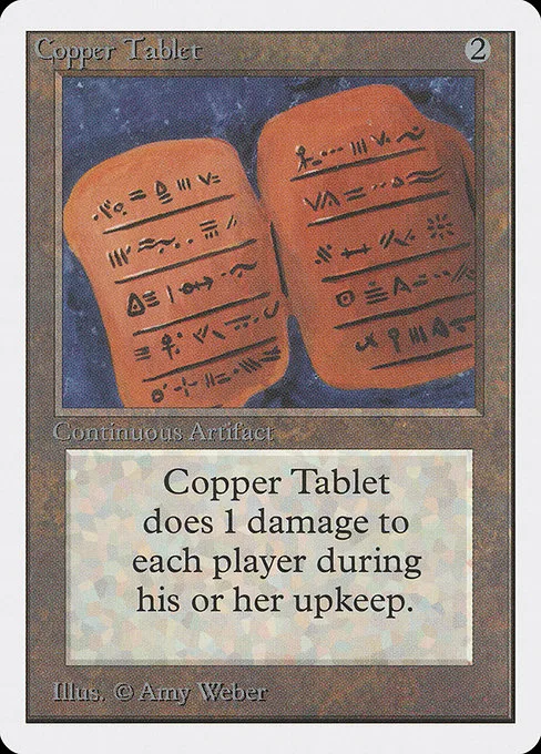 Copper Tablet · Unlimited Edition 239/302