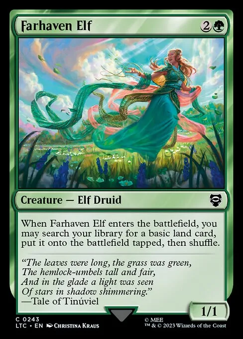 Farhaven Elf · Tales of Middle-earth Commander 243/591