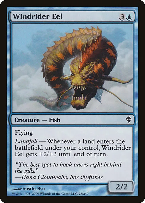 Windrider Eel · Zendikar 78/269