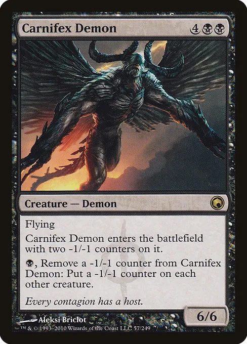 Carnifex Demon · Scars of Mirrodin 57/249