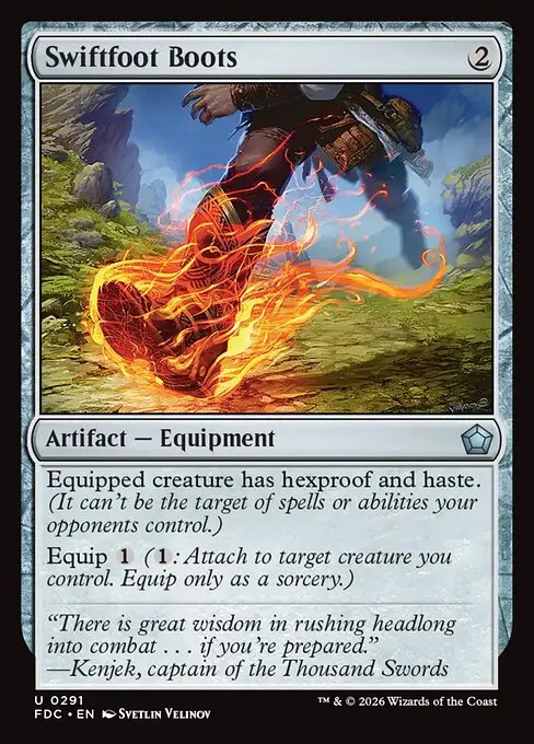 Swiftfoot Boots · Foundations Commander 291/3