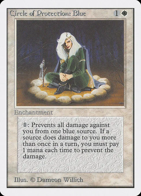 Circle of Protection: Blue · Unlimited Edition 11/302