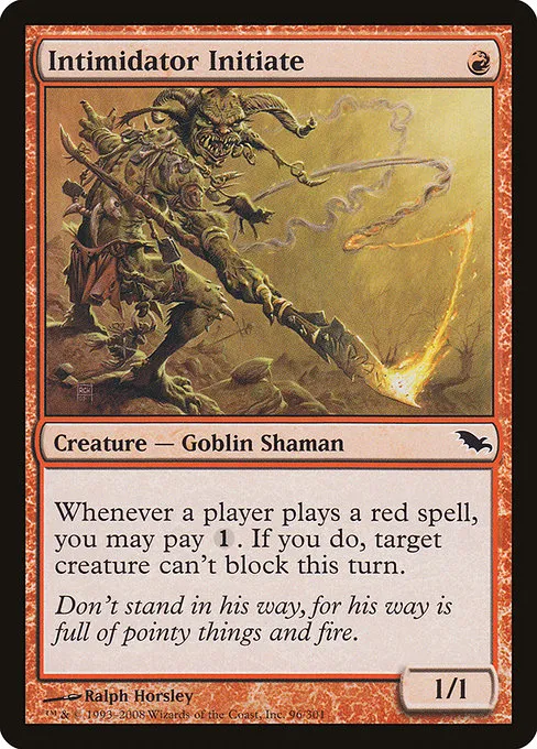 Intimidator Initiate · Shadowmoor 96/302