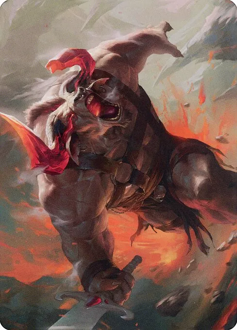 Furious Bellow // Furious Bellow · Dominaria United Art Series 31/81
