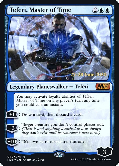 Teferi, Master of Time · Core Set 2021 Promos 75s/137