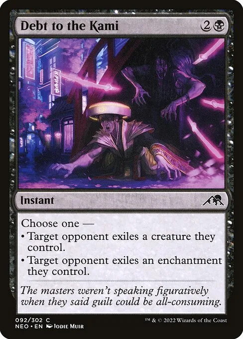 Debt to the Kami · Kamigawa: Neon Dynasty 92/531
