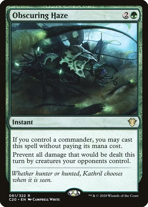 Obscuring Haze · Commander 2020 61/322