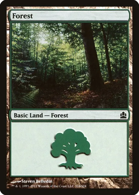 Forest · Commander 2011 316/318