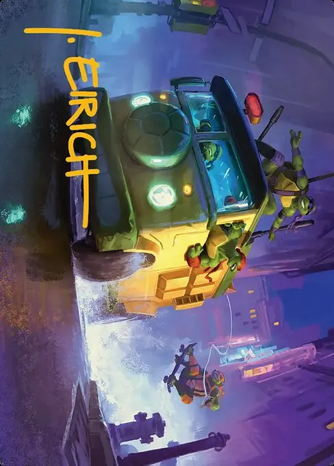 Turtle Van // Turtle Van · Teenage Mutant Ninja Turtles Art Series 19/54