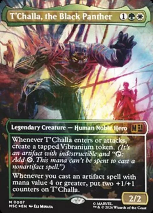 T'Challa, the Black Panther · Marvel Super Heroes Commander 7/9