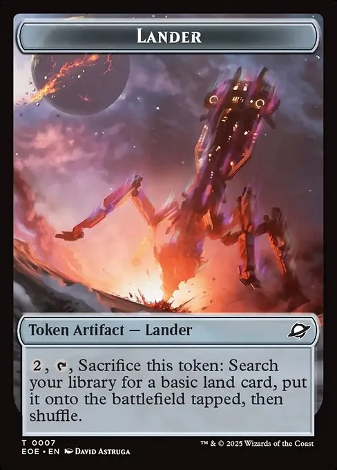 Lander · Edge of Eternities Tokens 7/12