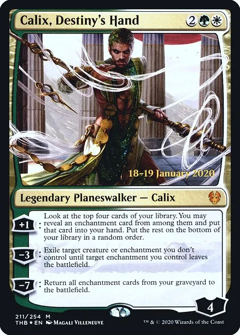 Calix, Destiny's Hand · Theros Beyond Death Promos 211s/137