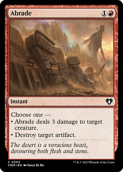 Abrade · Commander Masters 203/1067