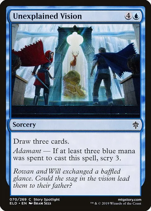 Unexplained Vision · Throne of Eldraine 70/398