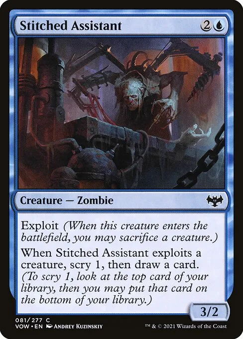 Stitched Assistant · Innistrad: Crimson Vow 81/423