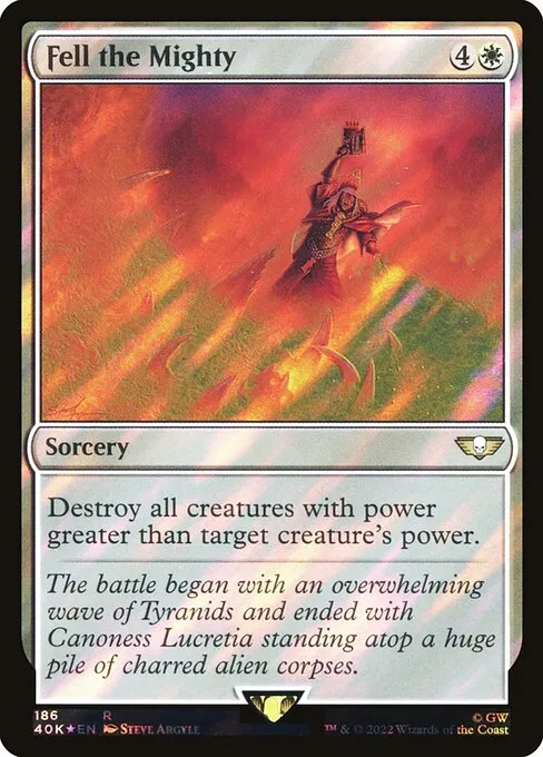 Fell the Mighty · Warhammer 40,000 Commander 186★/617