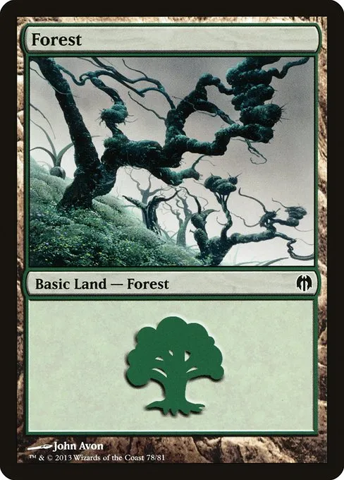Forest · Duel Decks: Heroes vs. Monsters 78/81