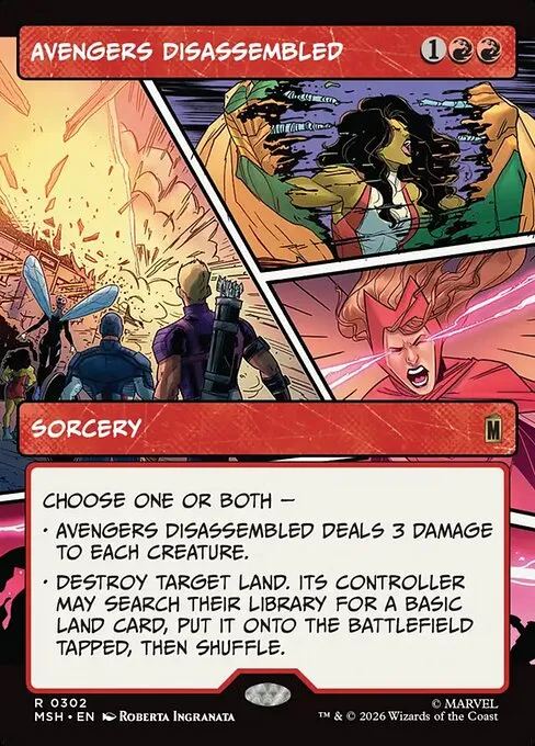 Avengers Disassembled · Marvel Super Heroes 302/24