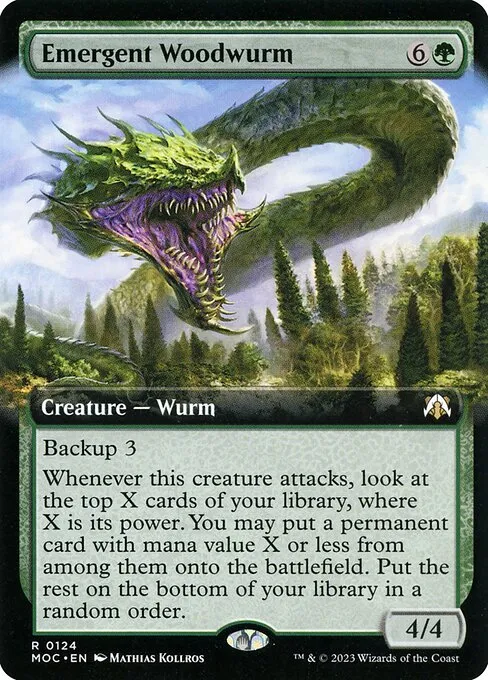Emergent Woodwurm · March of the Machine Commander 124/450