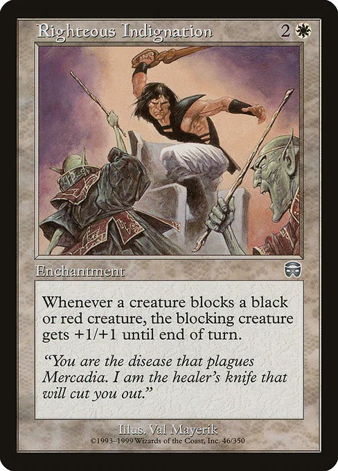 Righteous Indignation · Mercadian Masques 46/350