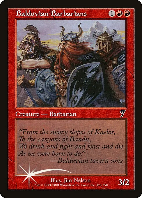 Balduvian Barbarians · Seventh Edition 173★/708