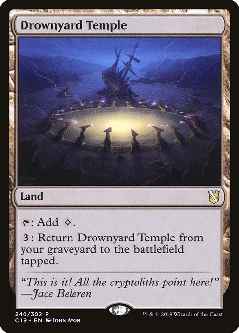 Drownyard Temple · Commander 2019 240/302