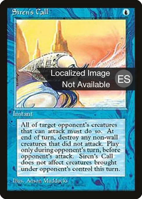 Siren's Call · Fourth Edition Foreign Black Border 101/378