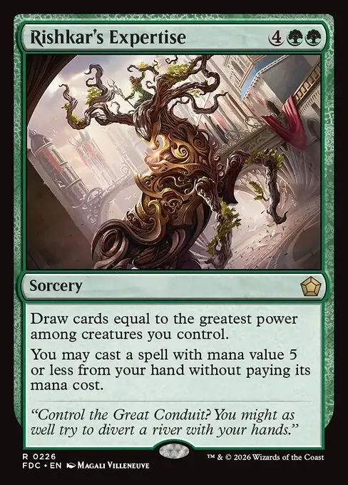 Rishkar's Expertise · Foundations Commander 226/3