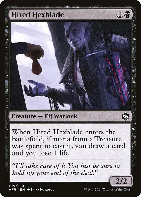 Hired Hexblade · Adventures in the Forgotten Realms 109/424