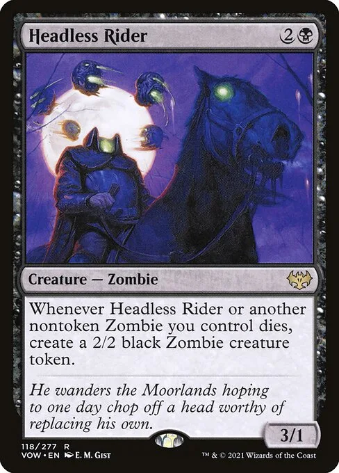 Headless Rider · Innistrad: Crimson Vow 118/423